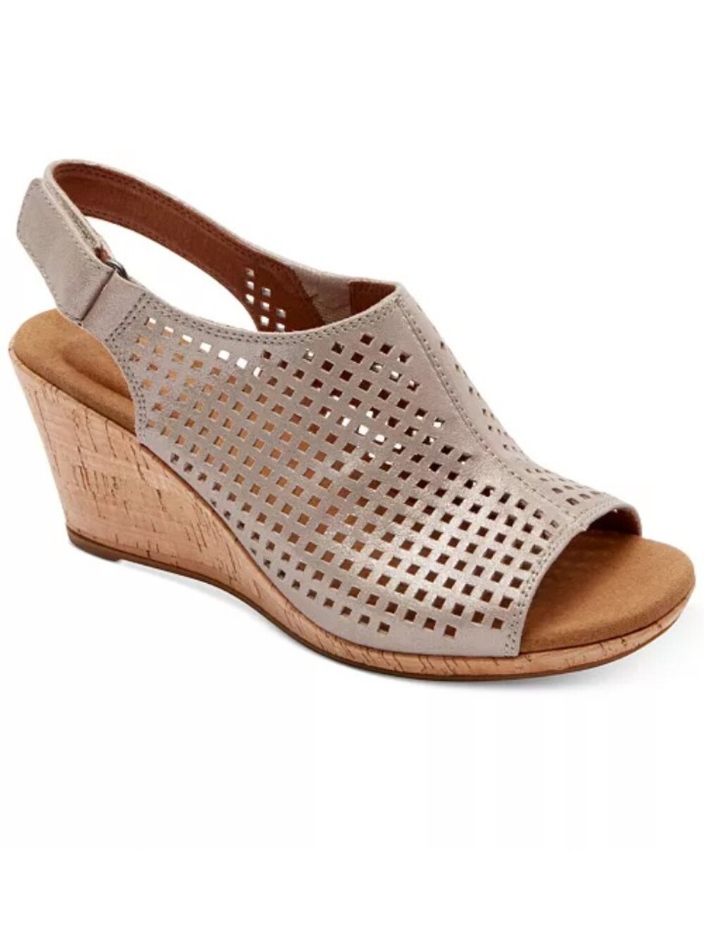 New Rockport Women's Briah Perf Sling Wedge Sandals Size 10